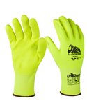 Guanti di protezione ICON taglia 10 giallo fluo c/polsino nero U-Power UG00002-10
