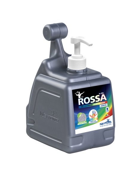 Gel lavamani La rossa in Gel T-Box da 3000 ml con dosatore 00588 NETTUNO SAPONI E PASTE LAVAMANI