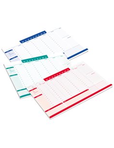 Desk Planner Monocromo da scrivania 42x29,5cm colori assortiti Pigna 023266300 PIGNA PLANNING E ACCESSORI