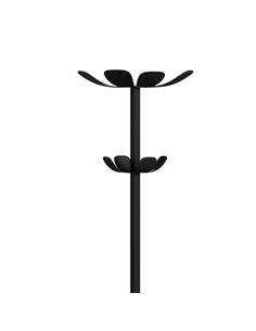 Appendiabiti a 8 posti acciaio nero EasyCloth Black Edition Paperflow PECRB.01.01 2