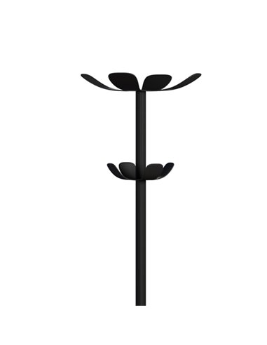 Appendiabiti a 8 posti acciaio nero EasyCloth Black Edition Paperflow PECRB.01.01
