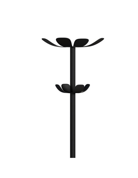 Appendiabiti a 8 posti acciaio nero EasyCloth Black Edition Paperflow PECRB.01.01