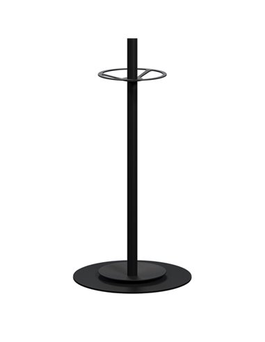 Appendiabiti a 8 posti acciaio nero EasyCloth Black Edition Paperflow PECRB.01.01