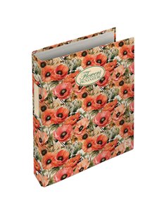 Raccoglitore a 4 anelli Pigna Nature Flowers 18,5x22cm anelli 30mm 005479530 2