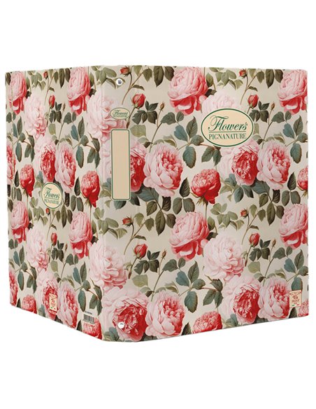 Raccoglitore a 4 anelli Pigna Nature Flowers 18,5x22cm anelli 30mm 005479530