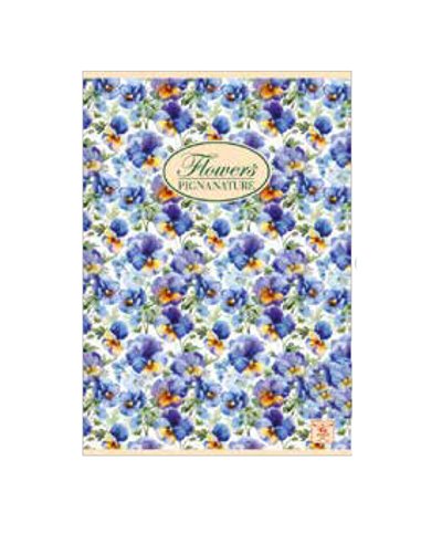 Quaderno A5 40fg+2 80gr 5mm NATURE FLOWERS Pigna 02088355M