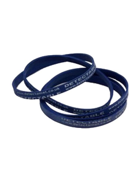 Confezione 50 elastici detectabili colore blu 70x6x1mm G0196/70