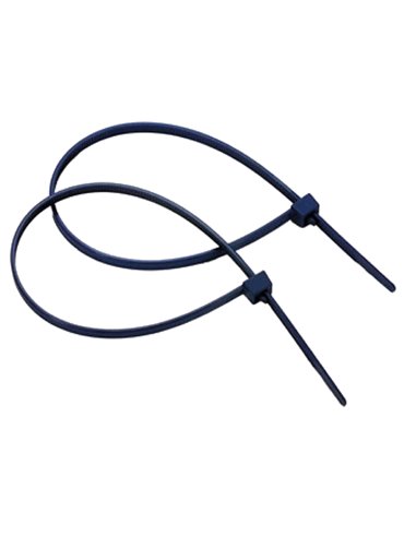 Confezione 100 fascette in nylon detectabili colore blu 370x4,8mm 1669 No Brand ARTICOLI DETECTABILI
