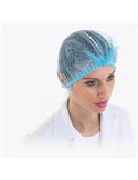 Conf. 100 cuffie in PLP blu detectabili taglia unica 1662