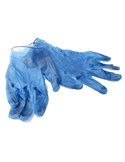 Conf. 100 guanti in vinile s/polvere detectabili taglia L 1661/L