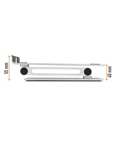 Supporto alza notebook Rise da 10'' a 17'' Durable 5050-23 DURABLE SUPPORTI-BRACCI MONITOR-NOTEBOOK