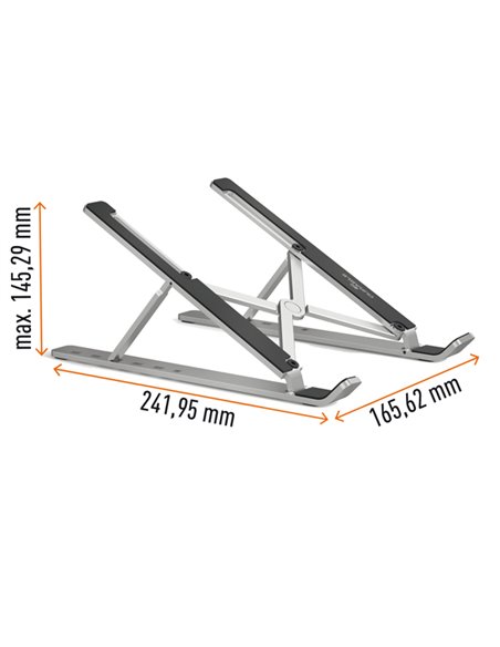 Supporto alza notebook FOLD fino a 15'' Durable 5051-23 DURABLE SUPPORTI-BRACCI MONITOR-NOTEBOOK