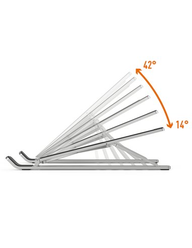 Supporto alza notebook FOLD fino a 15'' Durable 5051-23 DURABLE SUPPORTI-BRACCI MONITOR-NOTEBOOK