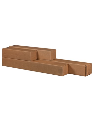 10 Scatole a tubo Square Box 10,5x10,5x63cm chiusura a nastro 942115210 Bong Packaging SCATOLE E TUBI PER SPEDIZIONE