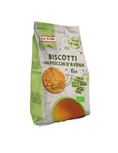 Confezione da 350gr biscotti biologici con fiocchi di avena - Fior Di Loto 0700076 Fior di loto SNACK DOLCI-SALATI