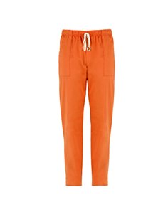 Pantaloni Pitagora in cotone Tg. L arancio Q3P00246-D24-L