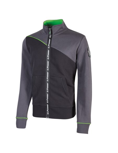 Felpa Uranus Tg. L grigio U-power EY243AG-L U-Power FELPE-MAGLIETTE-CAMICIE