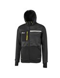 Felpa Galaxy Tg. XL nero-giallo U-power FU275BC-XL