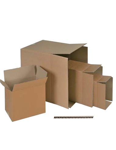 Scatola cartone per imballo avana onda singola P40xL30xH30cm 98124OD No Brand SCATOLE E TUBI PER SPEDIZIONE