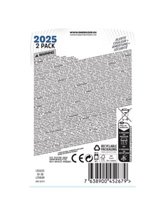 Blister 2 pile CR2025 Ultimate Lithium - Energizer Specialistiche E304205900 Energizer PILE 2