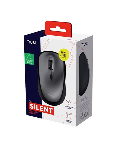 Mouse wireless silenzioso Yvi+ Trust 24549 TRUST TASTIERE E MOUSE