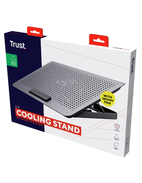 Supporto raffreddante per laptop Exto-Trust 24613