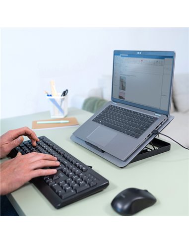 Supporto raffreddante per laptop Exto-Trust 24613