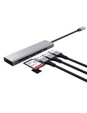Hub USB-C veloce e lettore di schede-Trust 24191
