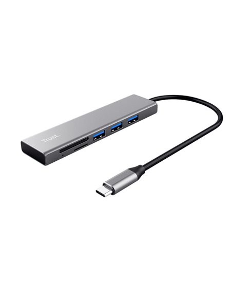 Hub USB-C veloce e lettore di schede-Trust 24191 TRUST HUB