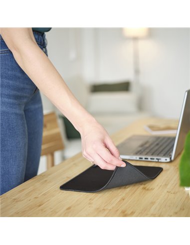 Tappetino per mouse Nero Boye -Trust 24743 TRUST MOUSEPAD E POGGIAPOLSI