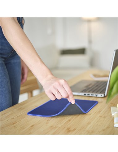 Tappetino per mouse Blu Boye -Trust 24744 TRUST MOUSEPAD E POGGIAPOLSI