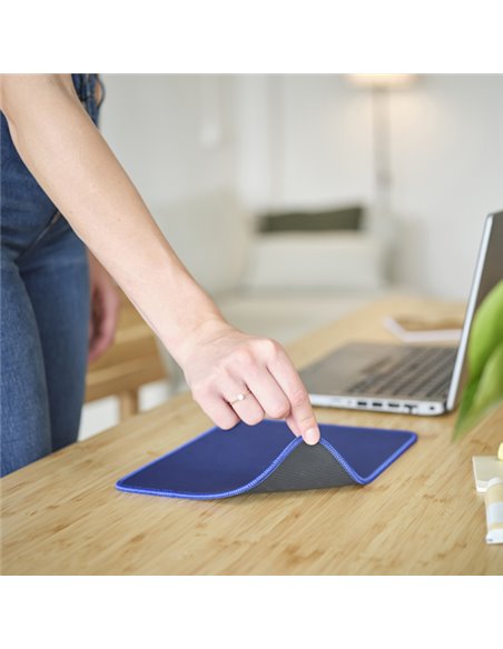 Tappetino per mouse Blu Boye -Trust 24744 TRUST MOUSEPAD E POGGIAPOLSI