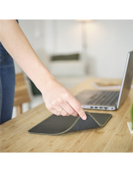 Tappetino per mouse Verde Boye -Trust 24745 TRUST MOUSEPAD E POGGIAPOLSI