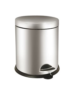 Pattumiera a pedale Bin Basic 5L in acciaio inox 913050 Medial ACCESSORI PER IL BAGNO E DISPENSER