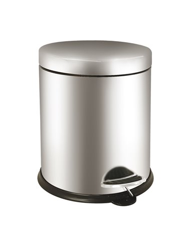 Pattumiera a pedale Bin Basic 5L in acciaio inox 913050 Medial ACCESSORI PER IL BAGNO E DISPENSER