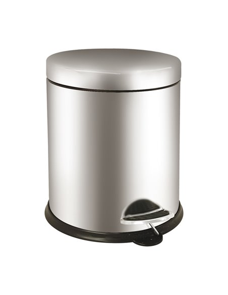 Pattumiera a pedale Bin Basic 5L in acciaio inox 913050 Medial ACCESSORI PER IL BAGNO E DISPENSER