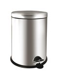 Pattumiera a pedale Bin Basic 12L in acciaio inox 913120