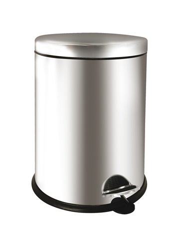 Pattumiera a pedale Bin Basic 12L in acciaio inox 913120 Medial ACCESSORI PER IL BAGNO E DISPENSER