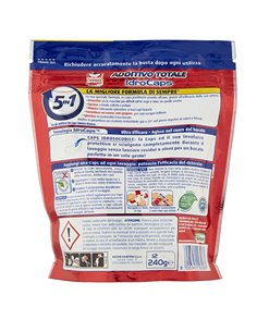 10 Idrocaps Omino bianco additivo totale 5 in 1 M92530 OMINO BIANCO DETERGENTI-DETERSIVI PER PULIZIA 2