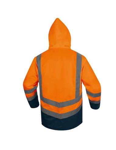 Parka 5in1 Optimum 3 alta visibilitA' - arancio fluo - tg. L - DeltaPlus OPTI3OMGT DELTAPLUS ALTA VISIBILITA'