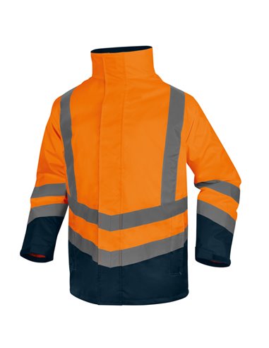 Parka 5in1 Optimum 3 alta visibilitA' - arancio fluo - tg. XL - DeltaPlus OPTI3OMXG DELTAPLUS ALTA VISIBILITA'