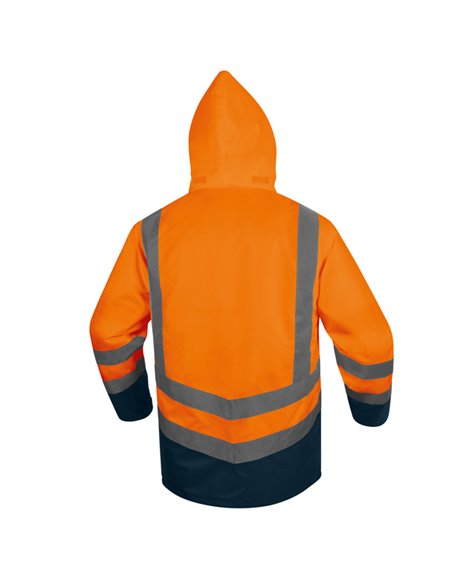 Parka 5in1 Optimum 3 alta visibilitA' - arancio fluo - tg. XL - DeltaPlus OPTI3OMXG DELTAPLUS ALTA VISIBILITA'