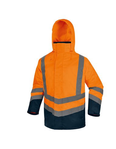 Parka 5in1 Optimum 3 alta visibilitA' - arancio fluo - tg. XL - DeltaPlus OPTI3OMXG DELTAPLUS ALTA VISIBILITA'