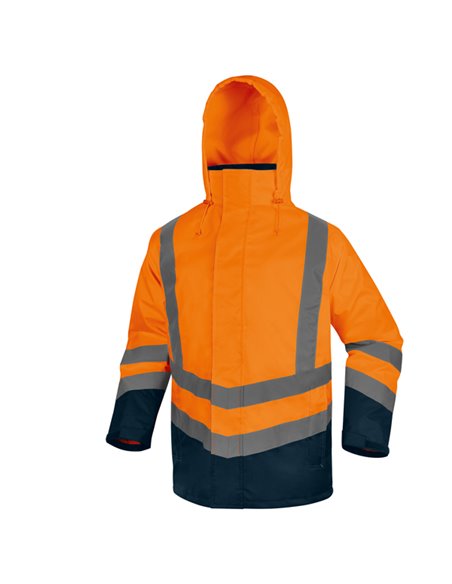 Parka 5in1 Optimum 3 alta visibilitA' - arancio fluo - tg. XL - DeltaPlus OPTI3OMXG DELTAPLUS ALTA VISIBILITA'