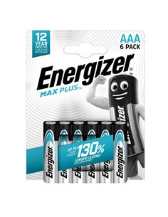 Blister da 6 Pile Alcalina AAA MAX PLUS-Energizer E303321200 Energizer PILE