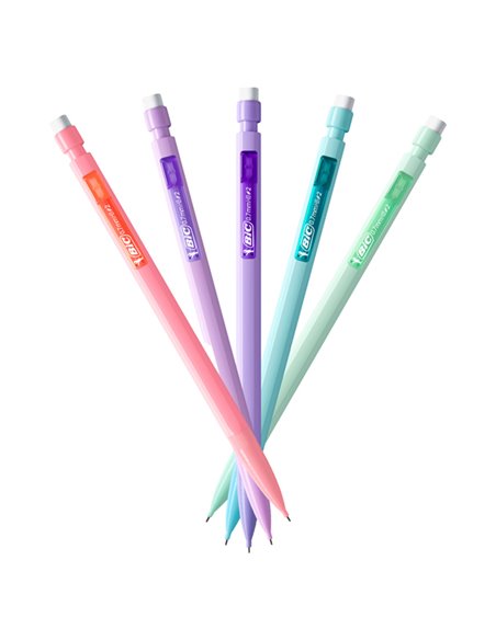 Scatola 12 portamine HB 0.7mm Matic Pastel Bic 511060