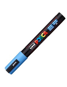 MARCATORE UNI POSCA PC5M BLU CIELO P. MEDIA M PC5M BC 2