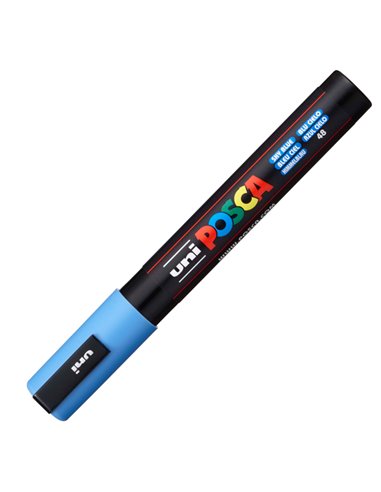 MARCATORE UNI POSCA PC5M BLU CIELO P. MEDIA M PC5M BC