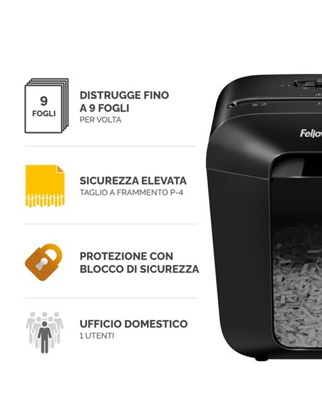 Distruggidocumenti a frammenti LX 50 Fellowes 4406001