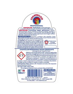 Chanteclair Professional igienizzante H24 spray 700ml in trigger 60N720IT Chanteclair DETERGENTI-DETERSIVI PER PULIZIA 2